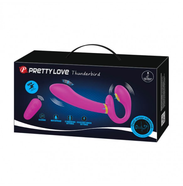 PRETTY LOVE - Thunder Bird Dual-head Electric Shock Wearable (Wireless Remote - Chargeable)